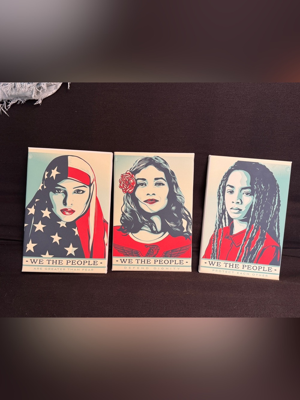 We the People portrait prints. 8x12.